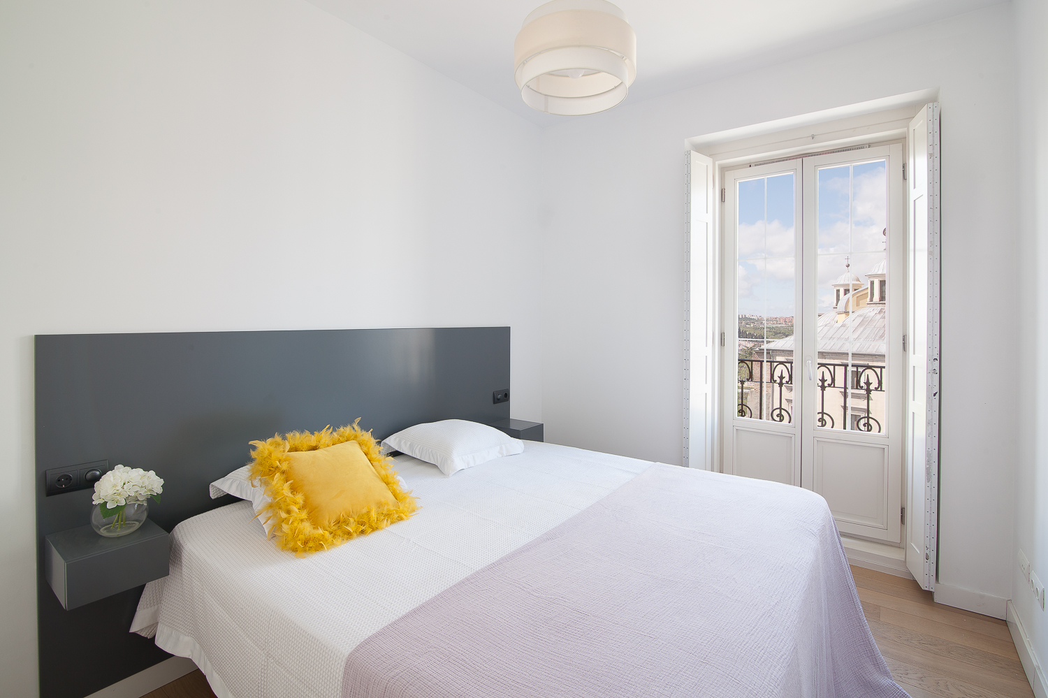 Proyecto Casas AB. Dormitorio con vistas. La Latina