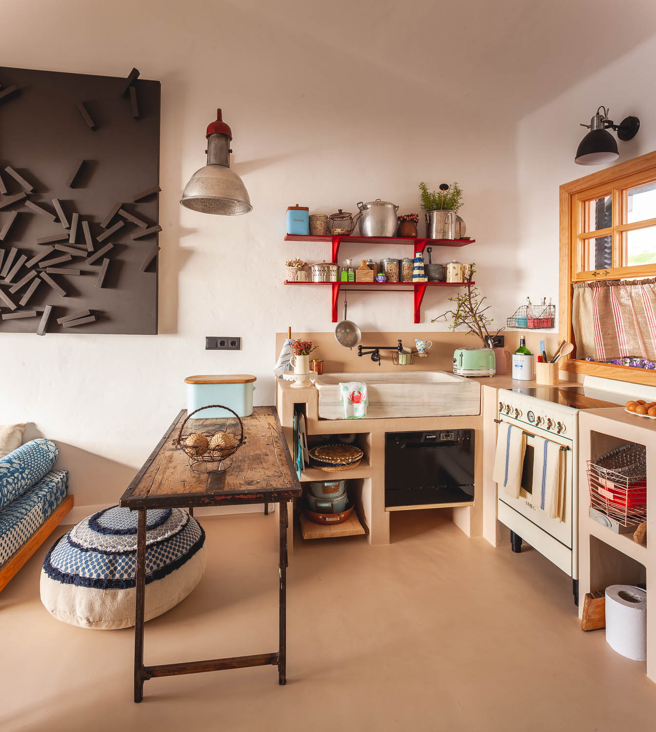 Proyecto Casas AB. Cocina casa en Fornells (Menorca)