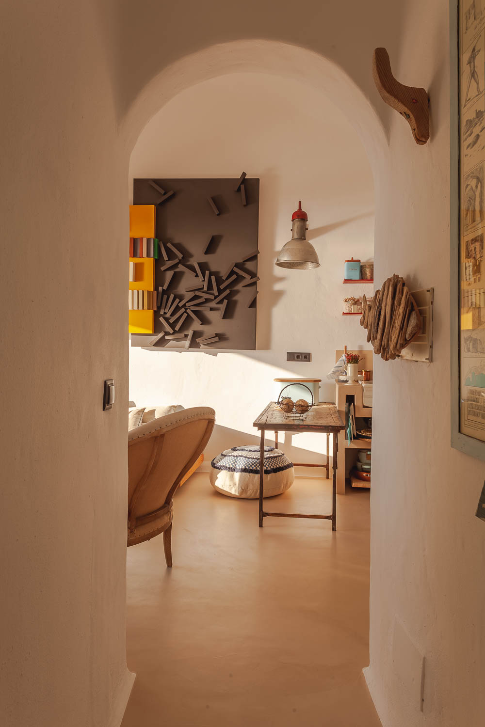 Proyecto Casas AB. Detalle cocina casa en Fornells (Menorca)