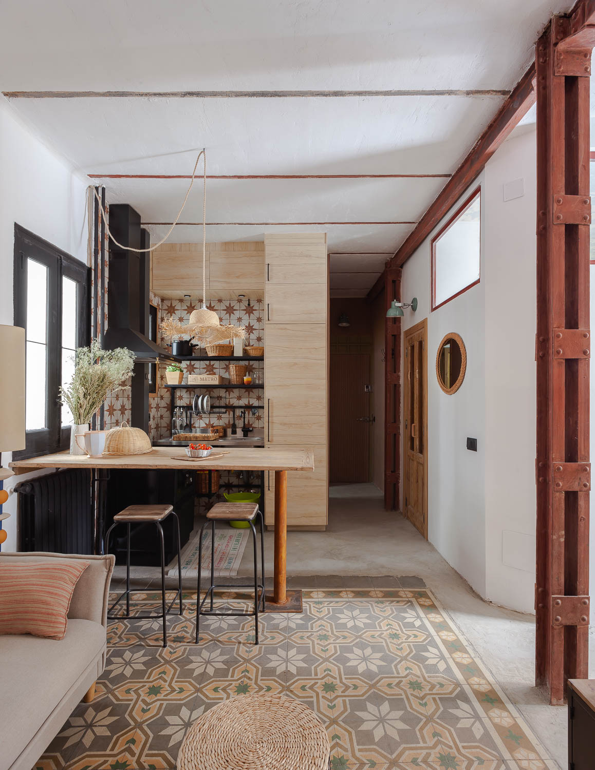 Cocina integrada. Casas AB