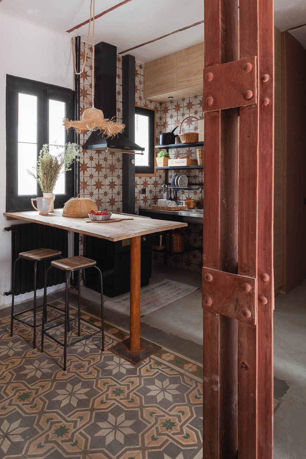 Cocina integrada. Casas AB