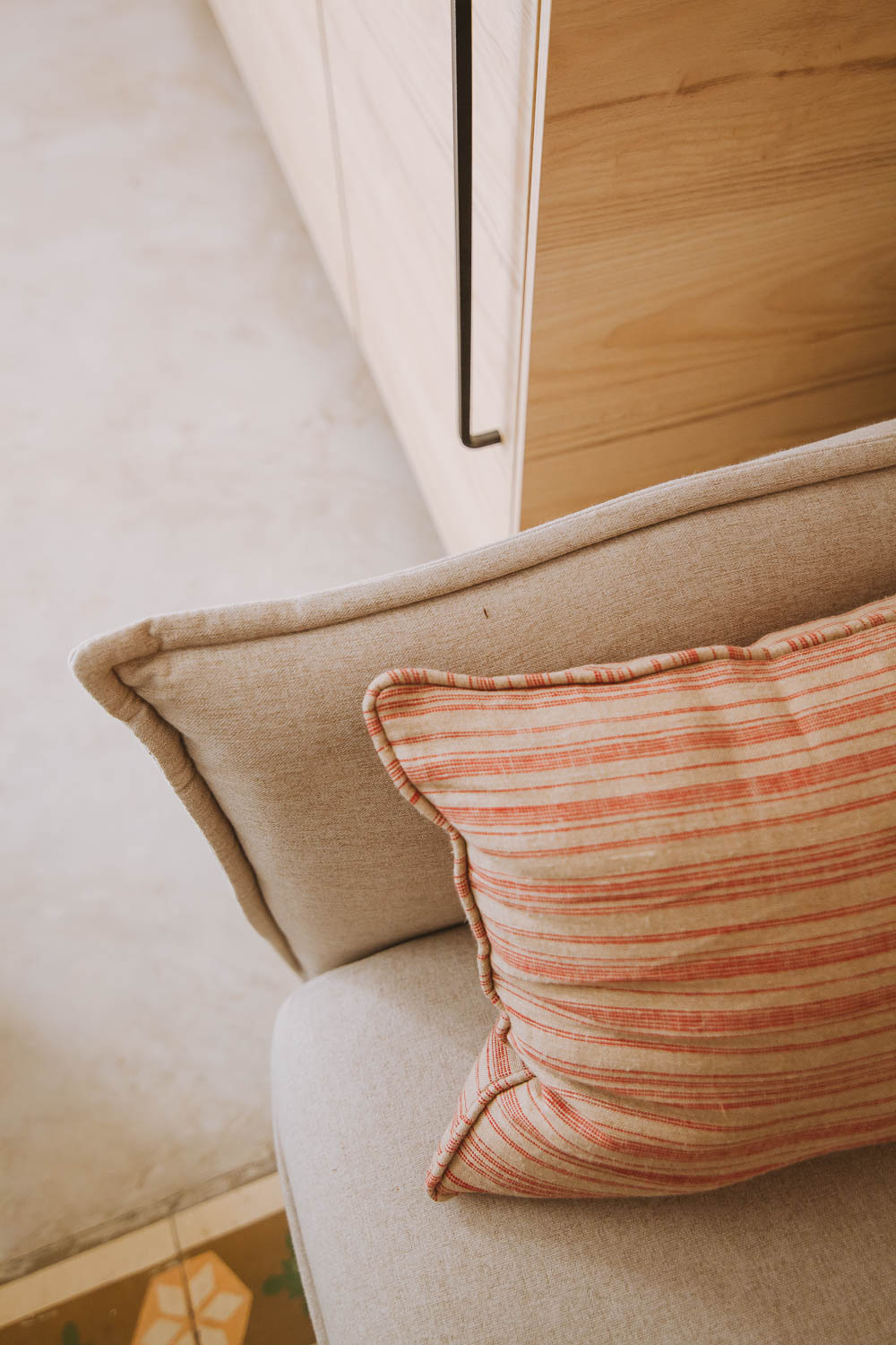 Detalle cojines. Casas AB